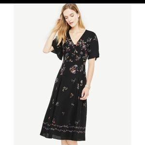 Ann Taylor floral fit and flare dress size 18